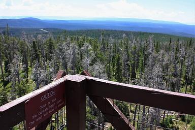 Spruce Mountain Fire Lookout Tower views