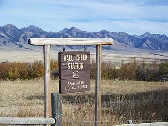 Historic entrance sign
