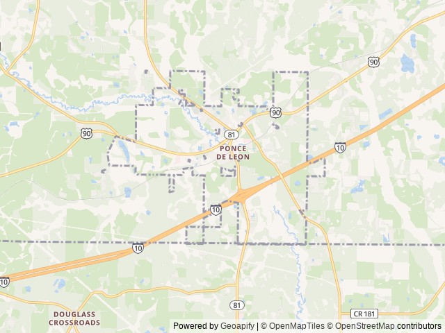 Map for Camper in NW FL. | Sleeps 4| Delivery Avl. near Ponce de Leon, AL