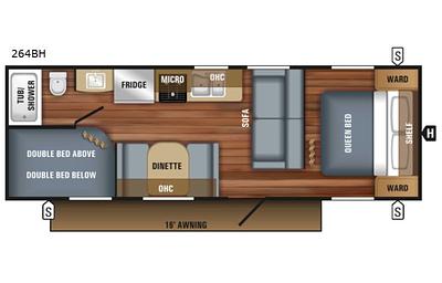 “Wanderhaven” is our 2018 Jayco 26’ Bunk House
