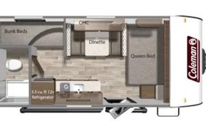 TT5 - 5 Person w/ Bunk- The RV Rental Factory