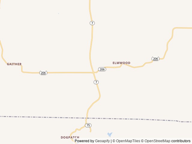 Map of Buffalo River Campground location at Harrison, AR, United States