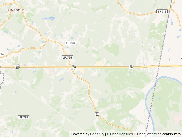 Map for 2021 Keystone RV Sunset Trail 331BH near Sutherlin, NC