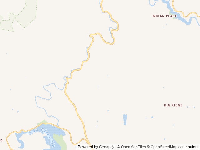 Map of Trout Creek Campground, Tuckasegee, North Carolina location at Tuckaseegee, NC, United States