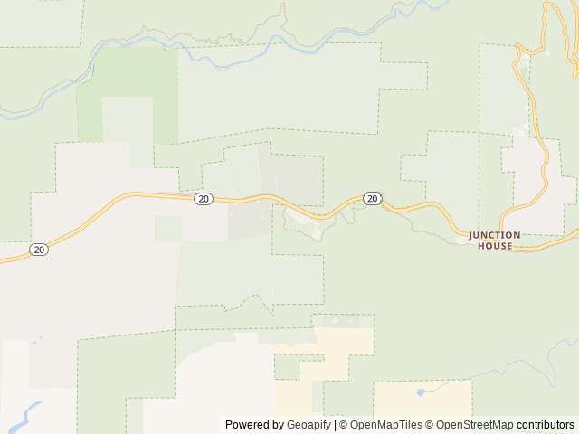 Map of White Cloud location at Camptonville, CA, United States