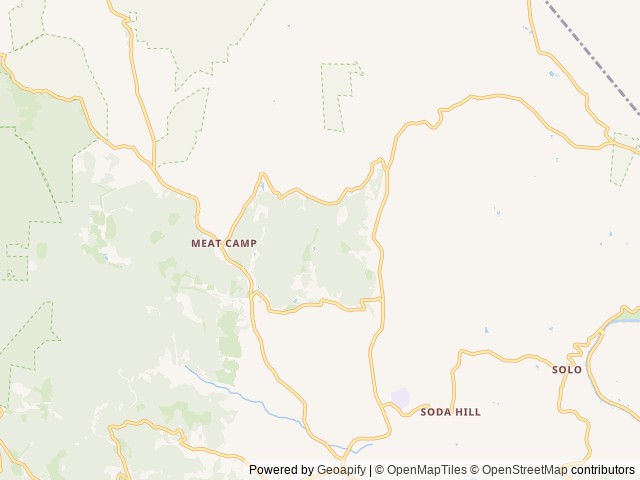 Map of Blue Bear Mountain Camp location at Todd, NC, United States