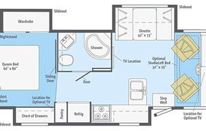 2015 ITASCA Sunstar 27N - FULLY STOCKED
