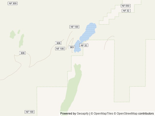 Map of Bonaparte Lake Campground location at Tonasket, WA, United States