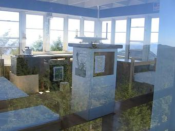 Interior of Bald Knob Lookout