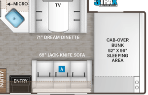 2022 Four Winds - Bunkhouse & Outdoor TV