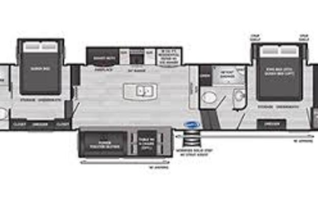 Spacious Family Friendly Luxury 5th Wheel 2BR/2BA