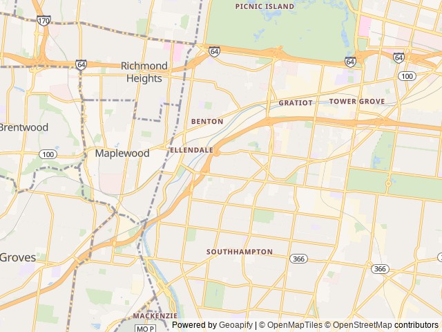 Map for 2017 Gulf Stream RV Ameri-Lite 218MB near St. Louis, MO