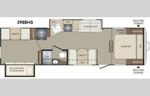 2013 Keystone Bullet large Bunkhouse/Condo