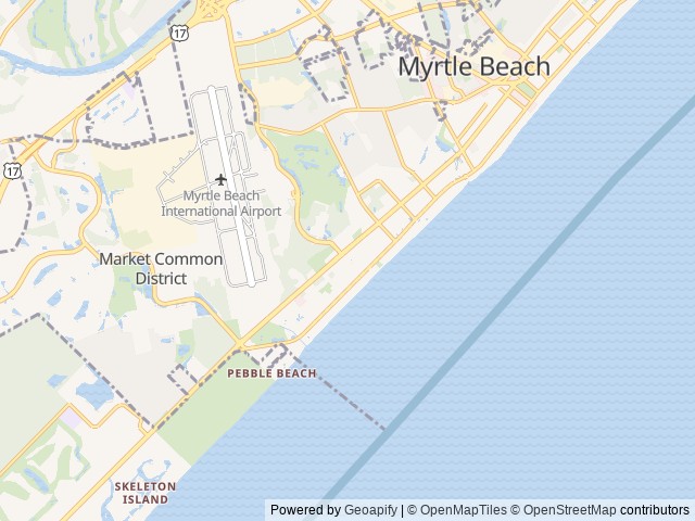 Map for 2021 KZ Escape  231BH near Myrtle Beach, NC