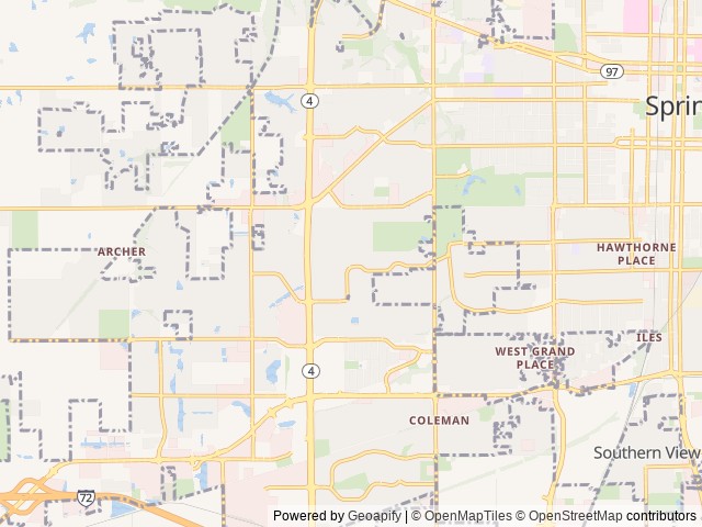 Map for Grolla Adventures near Springfield, MO