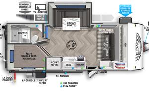 2021 Forest River RV Salem FSX 178BHSK