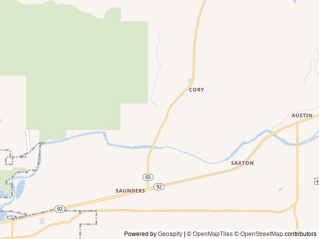 Map for 2020 Forest River RV Cherokee Wolf Pup 17JG near Delta County, CO