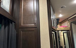 42’ Luxury Toyhauler with rare Side Patio