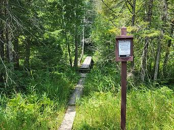 Ewing Point start of trail