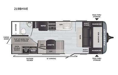 2021 Keystone RV Passport SL 219BHWE
