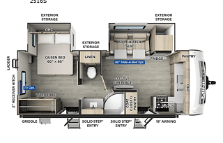 2025 Forest River RV Rockwood Mini Lite 2516S