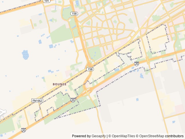 Map for 2021 forest river rv rockwood ultra lite 2781ws near Midland, TX