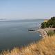 Hazelton Recreation Area Boat Ramp from the high bank
