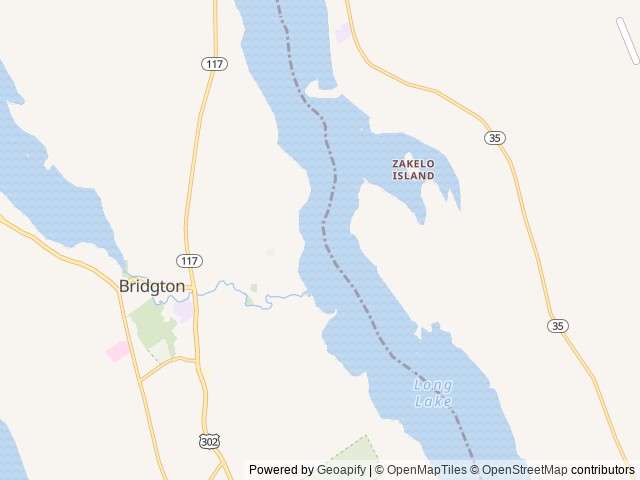 Map of Bridgton Marina, Inc. location at Bridgton, ME, United States