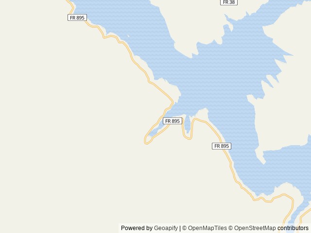 Map of Doris Creek Campground location at Hungry Horse, MT, United States