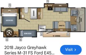 2018 Jayco Greyhawk 31FS RV rental photo 2