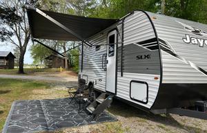 Cute little Murphy bed and bunk house