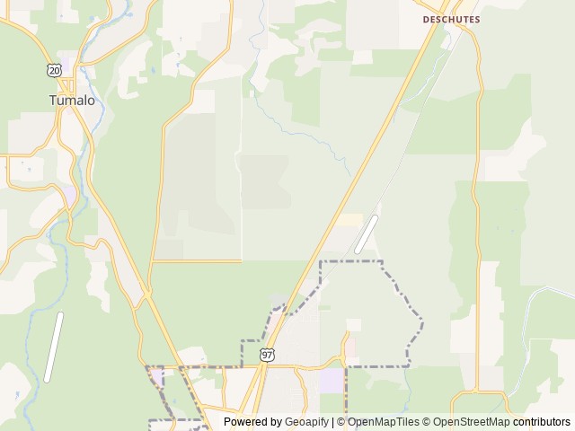Map of Roadhouse Ranch & Camp location at Bend, OR, United States