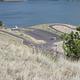 Boat ramp area, day-use parking and fish cleaning station at BLM White Sandy Campground.