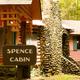 Front entry of Spence Cabin