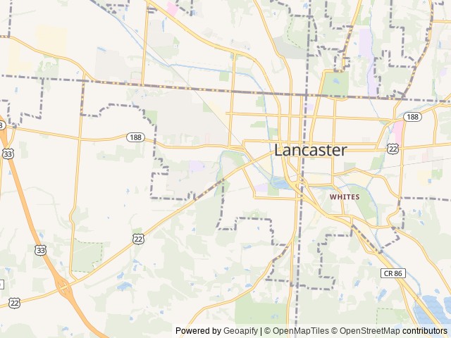 Map for Happy Camper– Adventure Starts Here near Lancaster, OH