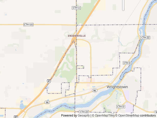 Map for 2024 Heartland Pioneer near Wrightstown, WI