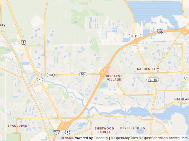 Map of Big Tree RV Park location at Jacksonville, FL, United States