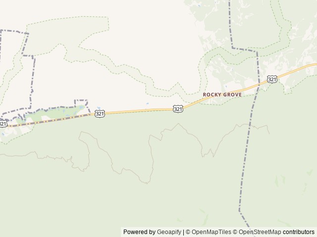 Map of Arrow Creek Campground location at Gatlinburg, TN, United States
