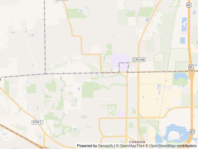 Map for 2022 Keystone Fuzion 419 near Howard, WI