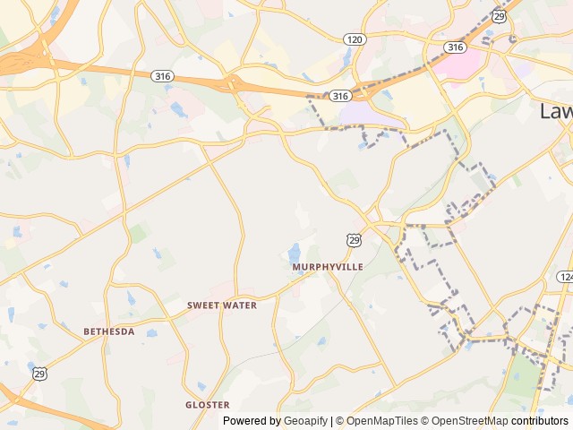 Map for NEW Winnebago Solis 59P w/ PopTop & 2 Beds near Lawrenceville, GA
