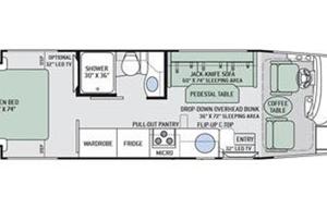 2016 Thor Motor Coach Axis 25.2