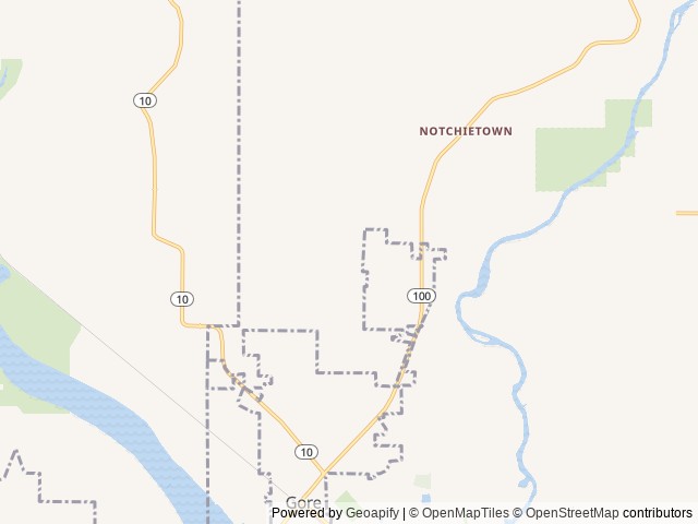 Map for 2023 Forest River RV Flagstaff E-Pro E19BH near Gore, AR