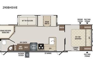 2020 Keystone RV Bullet 290BHSWE