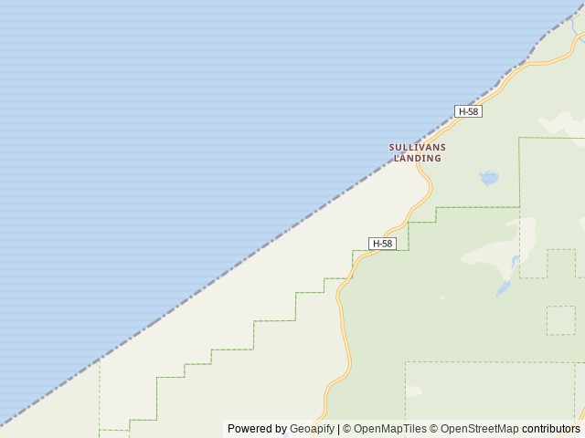 Map of Twelvemile Beach Campground and Cabin location at Munising, MI, United States