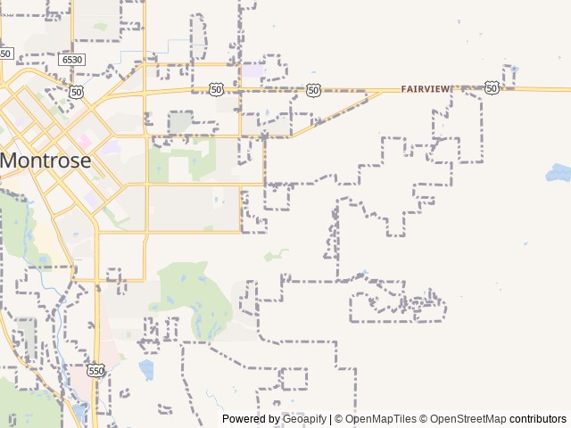 Map for 2021 CrossRoads RV Cruiser Aire CR33BHB near Montrose, CO