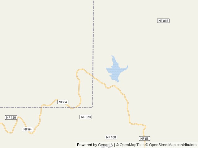 Map of Jubilee Lake Campground (OR) location at Walla Walla, WA, United States