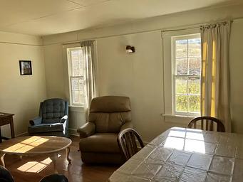 Living room from front door