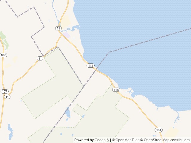 Map of Sebago Lake Family Campground location at Sebago Lake, ME, United States