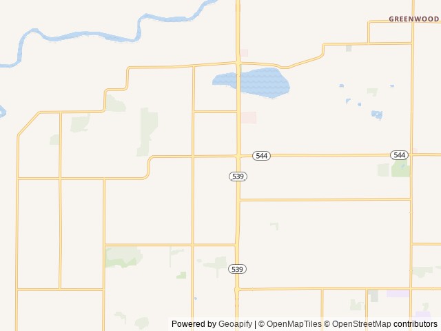 Map for 2013 Keystone Springdale Bnkhouse near Lynden, WA