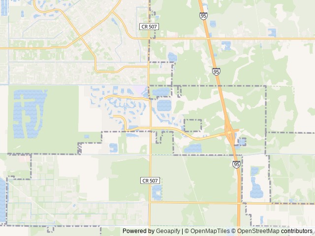 Map for 2025 Heartland Pioneer 5 sleeper near GRANT VLKRIA, FL